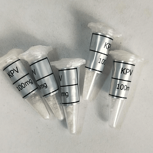 Custom Peptide 98%+ Lys-Pro-Val-NH2/KPV acetate salt CAS#67727-97-3 with Jenny manufacturer